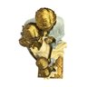 Escultura Familia Decorativa em Resina Pai Mãe Casal de Filhos - 4