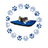 Cama Pet Colchonete Azul Totalmente Impermeável Dupla Face Cachorro Cães e Gato Tamanho P - 3