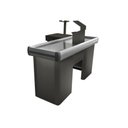 Ver imagem 1 de Check Out Comercial 1,5M Preto Com Recorte de Balança CKR181500000PR01 S.A Gondolas