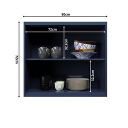 Cozinha Compacta 4 Peças 6 Portas 3 Gavetas com Tampo Sevilha - 17
