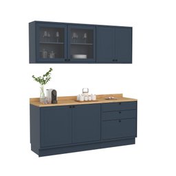 Cozinha Compacta 4 Peças 6 Portas 3 Gavetas com Tampo Sevilha - 3