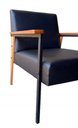 Ver imagem 3 de Conjunto de 2 Poltronas Decorativas Fontana Courino Preto