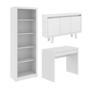 Ver imagem 1 de Conjunto para Escritório 3 Peças Branco Tecnomobili