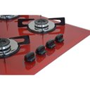 Ver imagem 3 de Cooktop Chapa 4bocas Ultra Chama 127/220v Mar Vermelho