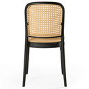 Ver imagem 5 de Cadeira em Polipropileno com Assento e Encosto com Relevo Estilo Palha Roma:preto