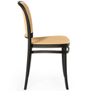 Ver imagem 3 de Cadeira em Polipropileno com Assento e Encosto com Relevo Estilo Palha Roma:preto