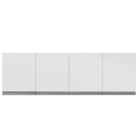Aéreo para Cozinha Tiffany Armário 4 Portas Branco - Bela Móveis