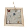 Jardim Zen Japonês Feng Shui Madeira Meditação Quadrado 15cm - 1