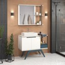 Ver imagem 5 de Conjunto de Banheiro Berton Ocean 1,00 Cosmo/azul/br