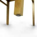 Ver mais imagens de Cadeira Estofada em Madeira e Fibra Asti - kit 2 cadeiras - Oregon Tecido Linho Claro 06