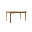 Ver imagem 2 de Mesa de Jantar Retangular 160cm para 6 Lugares 100% Madeira Maciça Rubi Marrom/Freijó