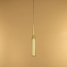 Pendente Tubo G-9 Halopin Escadarias Mesa Jantar Bancadas:dourado Fosco - 1
