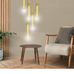 Pendente Tubo G-9 Halopin Escadarias Mesa Jantar Bancadas:dourado Fosco - 4