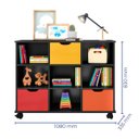 Ver imagem 3 de Nicho Organizador c/ 3 Gavetas com Rodízio Roterdã Q01 - ADJ Decor NICHO ORGANIZADOR NICHO DECORATIV