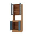 Ver imagem 4 de Paneleiro Torre Quente para Forno 70cm Soho CabeCasa MadeiraOriginals Freijó/Azul