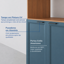 Ver mais imagens de Paneleiro Torre Quente para Forno Planejado 70cm Soho CabeCasa MadeiraOriginals Freijó/Azul
