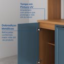 Ver imagem 5 de Paneleiro Torre Quente para Forno 70cm Soho CabeCasa MadeiraOriginals Freijó/Azul