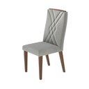 Ver imagem 7 de Mesa Benedicta Natural Off White com 4 Cadeiras Verona Linho Cinza 115x89