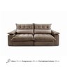 Sofá Retrátil e Reclinável Molas Ensacadas 2,50m Orquídea Vivaro Decor Suede Capuccino - 8