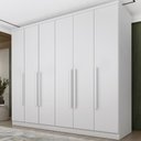 Ver imagem 1 de Guarda-Roupa Casal com 6 Portas e 4 Gavetas 239cm Multimóveis CR35501 Neve