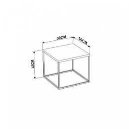 Mesa Cube Lateral Industrial Linha Complementos - 3