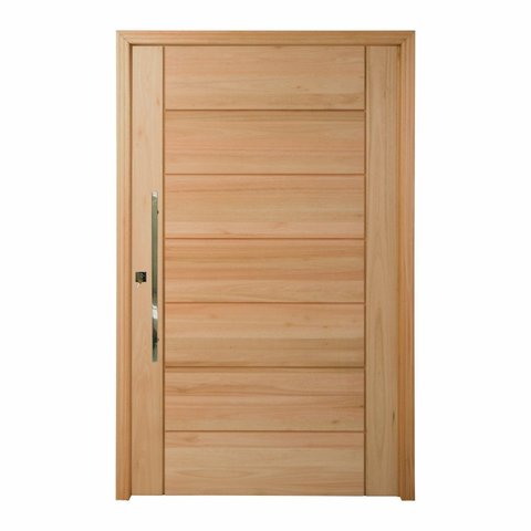 Kit Porta Pivotante Maciça de Eucalipto 214x127x14cm PM58 Quartier Cruzeiro Portas