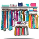 Ver imagem 1 de Roupeiro aramado quarto pequeno closet feminino solteiro 2,50 BR