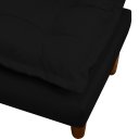 Ver imagem 7 de Poltrona Amamentação Lara com Puff para Quarto de Bebê Confortável Suede Preta
