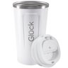 Copo Térmico Glück 500ml Aço Inox Copo Para Café Cerveja Com Tampa Hermética Off White - 4