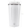 Copo Térmico Glück 500ml Aço Inox Copo Para Café Cerveja Com Tampa Hermética Off White - 3