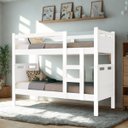 Ver imagem 1 de Beliche Jaspe com Estrutura Robusta Compacta 2 em 1 Moderna:branco