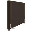 Ver imagem 2 de Cabeceira Cama Box King 195 Cm P05 Berlim Veludo Marrom
