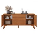 Ver imagem 3 de Balcão Buffet Ares 2 Portas 3 Gavetas Naturalle - Mavaular