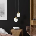 Ver imagem 3 de Lustre Pendente Led 5w 3000k Bronze Icy 15cm Moderno Bivolt