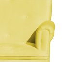 Ver imagem 3 de Poltrona Para Quarto Amamentação Com Balanço Suede Estopar Laura Suede Amarelo