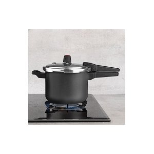 Panela de Pressão Antiaderente Fech. Externo 4,5l Real Preto