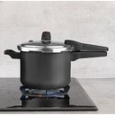 Ver imagem 1 de Panela de Pressão Antiaderente Fech. Externo 4,5l Real Preto