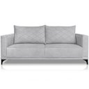 Ver imagem 1 de Sofa Nori 2 Lugares Pes de Ferro 180cm Linho Boucle 3302 Ezz