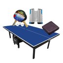 Ver imagem 1 de Mesa Ping Pong 1084 Klopf + Kit 5055 + Rede Retrátil + Capa Mesa Fechada