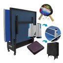 Ver imagem 3 de Mesa Ping Pong 1084 Klopf + Kit 5055 + Rede Retrátil + Capa Mesa Fechada