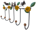 Ver imagem 3 de Lindo Cabide Decorativo com Flores de Ferro Ideal para Ambiente Rustico Libertas Rosas Artesanato Ro