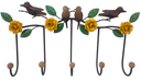 Ver imagem 1 de Lindo Cabide Decorativo com Flores de Ferro Ideal para Ambiente Rustico Libertas Rosas Artesanato Ro