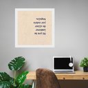 Ver imagem 2 de Quadro Criativo Olhar por Outro Ângulo - 33x33cm - com Vidro: Moldura Branca