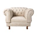 Ver imagem 1 de Poltrona Chesterfield Capitonê Elisabeth Suede Bege Decoração, Recepção, Salas de Tv e Estar