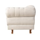 Ver imagem 3 de Poltrona Chesterfield Capitonê Elisabeth Suede Bege Decoração, Recepção, Salas de Tv e Estar