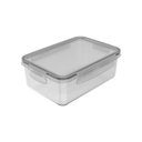 Ver imagem 4 de Conjunto de Potes Organizadores de Geladeira Click Retangular 6 Peças Transparente ou