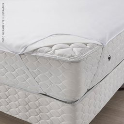 Protetor Colchão Berço Impermeável 130x60cm Antiácaro Branco - 6