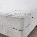 Ver imagem 6 de Protetor Colchão Berço Impermeável 130x60cm Antiácaro Branco