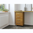 Ver imagem 2 de Gaveteiro Paris Multiuso Organizador com Rodinhas Escritório - Freijó