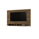 Ver imagem 2 de Painel MAN 1.37m Para TV Até 50'' Com Nichos Para Aparelhos e Obvjetos de Decoração Cor Jequitibá JA
